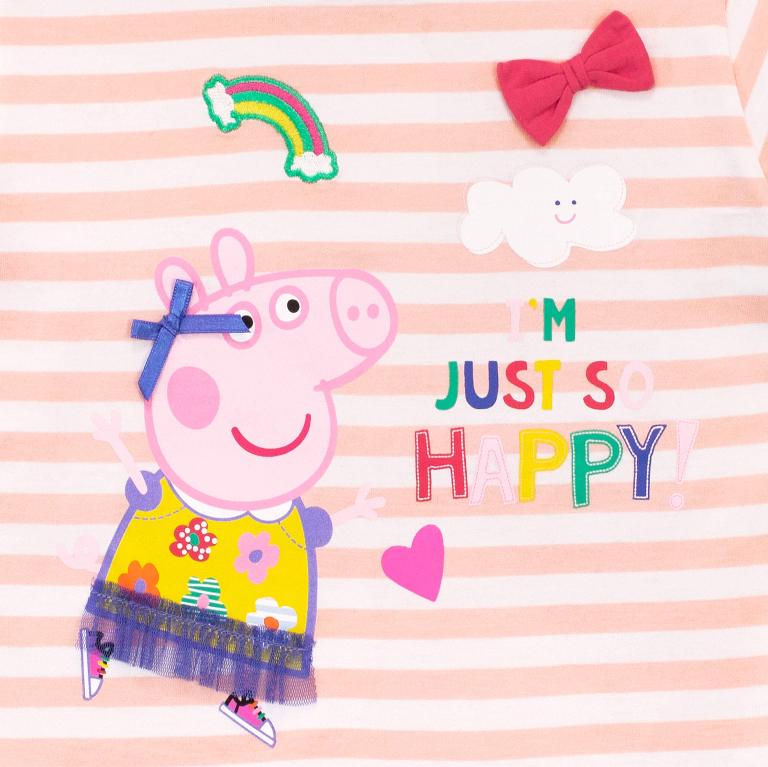 Peppa Wutz Dziewczęca koszulka i legginsy Peppa Pig