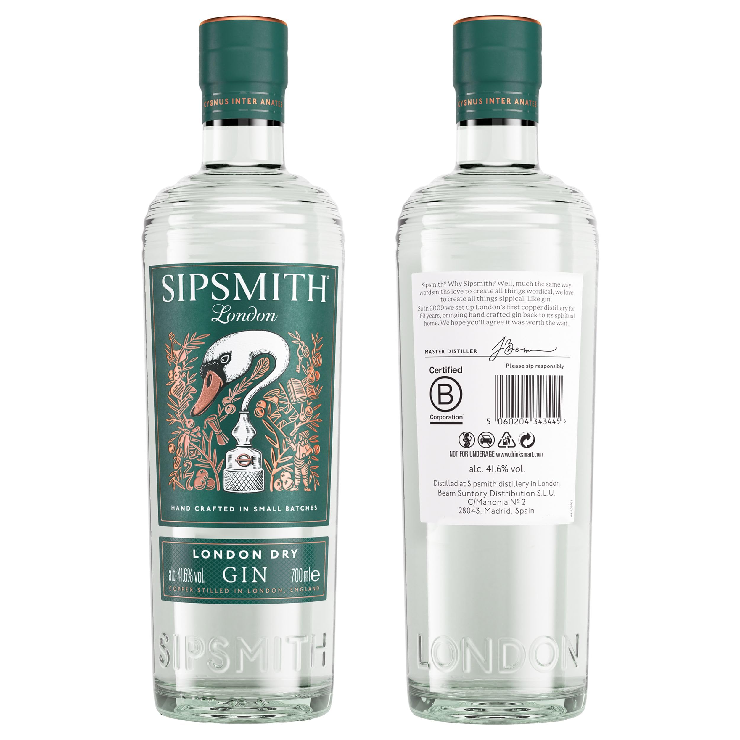Sipsmith Londron Dry Gin 70cl