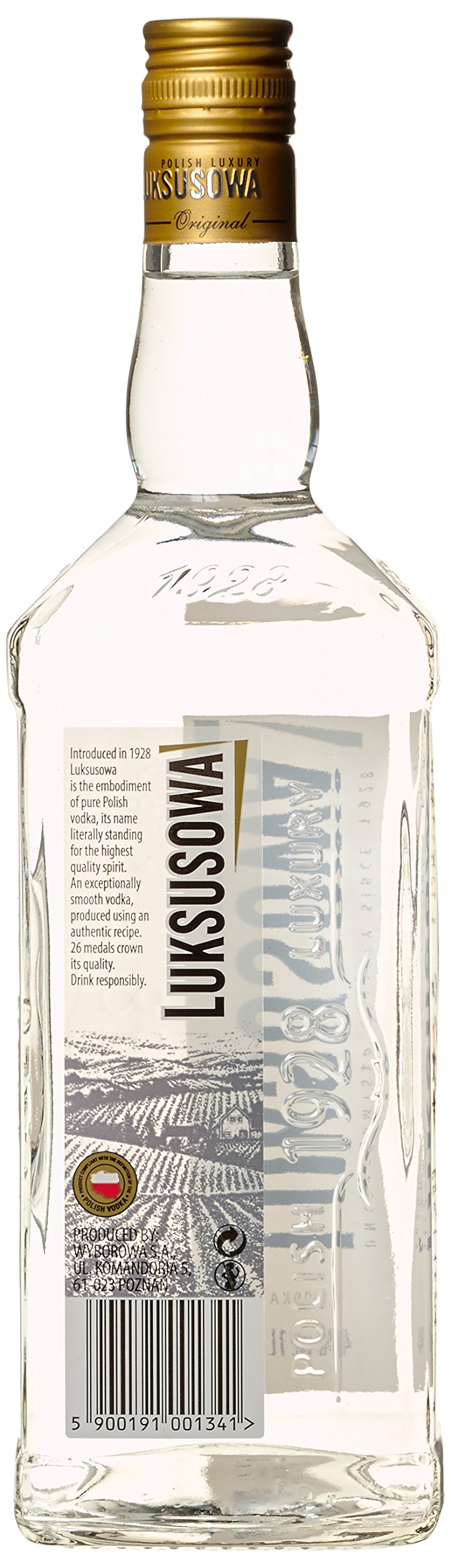 Luksusowa Triple Distilled Potato Polish Vodka - 1000 ml