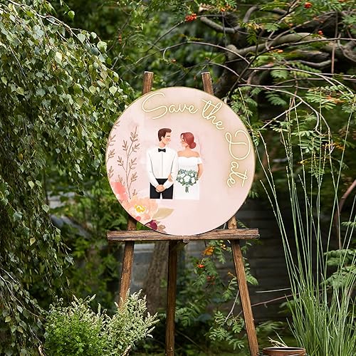 Miniatura 7 de Discos de acrílico transparente de 10 x 10 pulgadas, panel de disco acrílico redondo transparente transparente de 0.12 pulgadas de grosor, marco