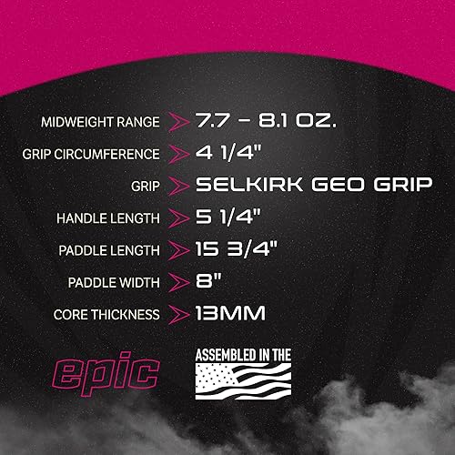 Miniatura 8 de Selkirk Sport Vanguard - Paleta de pickleball  Elige The Vanguard Power Air, Vanguard Pro o The Vanguard Control  Palas de pickleball de fibra de