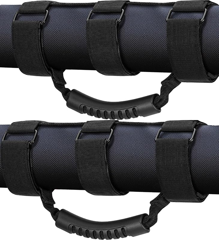 Alças de apoio para barra de proteção moveland para Jeep Wrangler TJ, YJ e JK – Par com 2 unidades