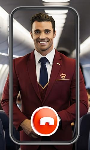Prank Flight Attendant Video Call & Voice Call - Gift Prank Flight Attendant -(NO ADS)