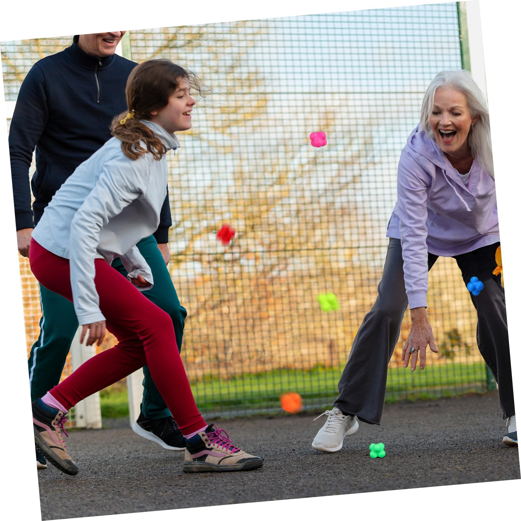 IMIKEYA 6 Pack Reaction Balls for Exercise Ball for Reflex Training for Fitness