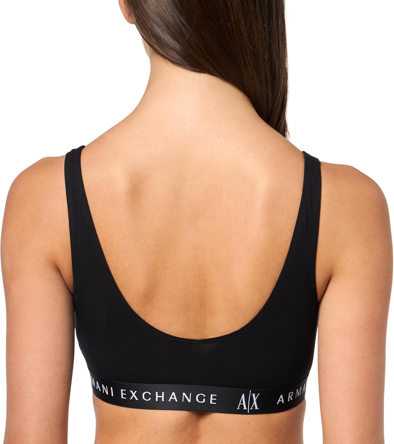 Armani Exchange Womens Stretch Cotton Bralette Bra - Image 2