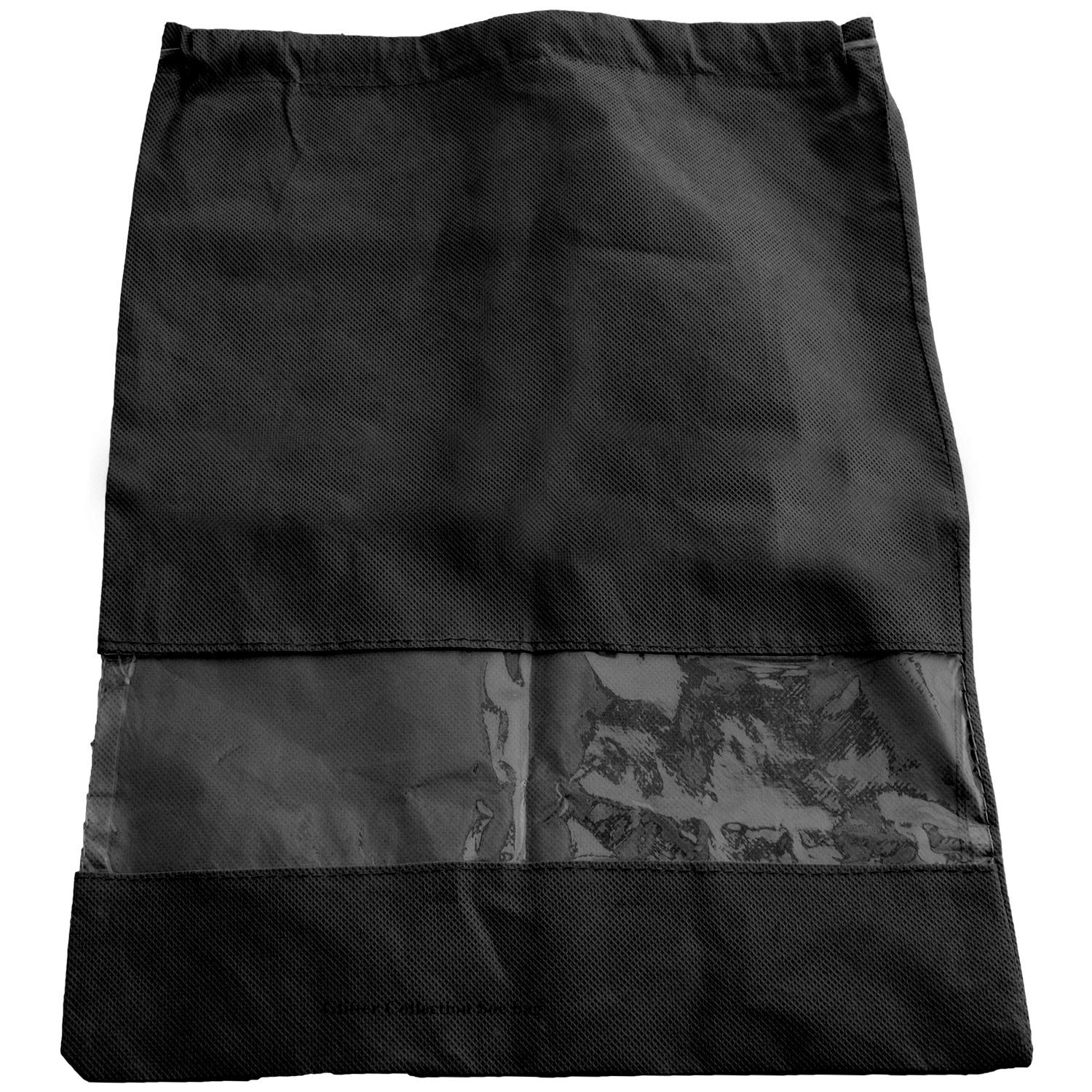 Glitter Collection Shoe Organiser Bag Travel Pouch Pack of 3 ShoepouchBlk03 1