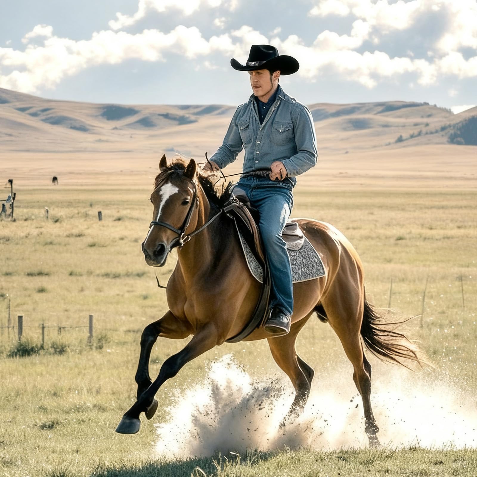 MYKAGS Chapeau de Cowboy pour Femmes et Hommes, Chapeaux Western en Daim, Chapeau Panama, Chapeaux de Cow-Boy à Large Bord, Cow-Girl Western en Daim