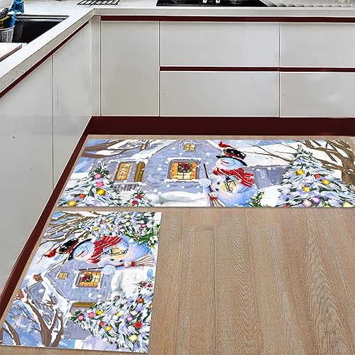 Miniatura 9 de Alfombras de cocina de Acción de Gracias, absorbentes, antideslizantes, para piso, diseño de hojas de otoño y calabaza, retro, alfombra y tapetes de