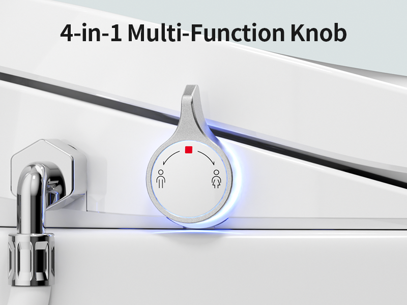 SR SUN RISE Electric Bidet Toilet Seat Elongated - Dual Nozzles For 796676113 38851 600