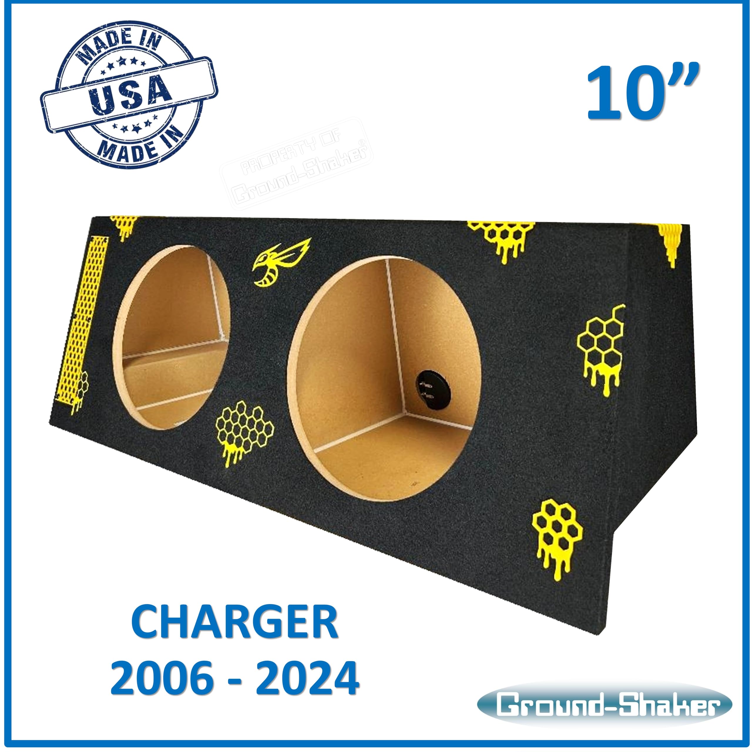 2006-2024 Charger Dual Sealed Sub Box Subwoofer Enclosure (10