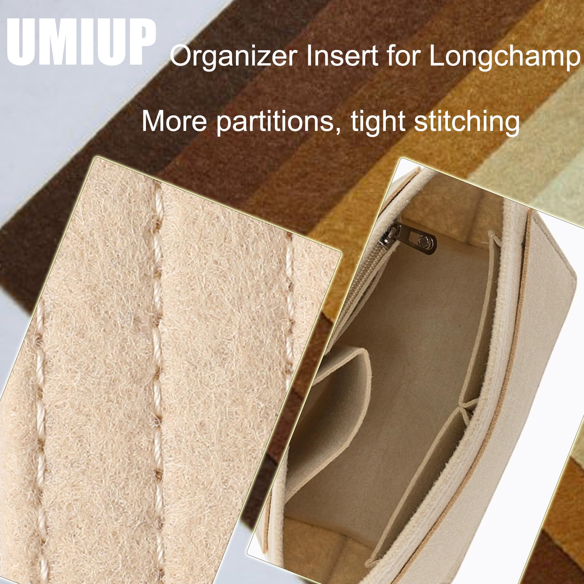 Amazon.co.jp: UMIUP ハンドバッグオーガナイザーインサート