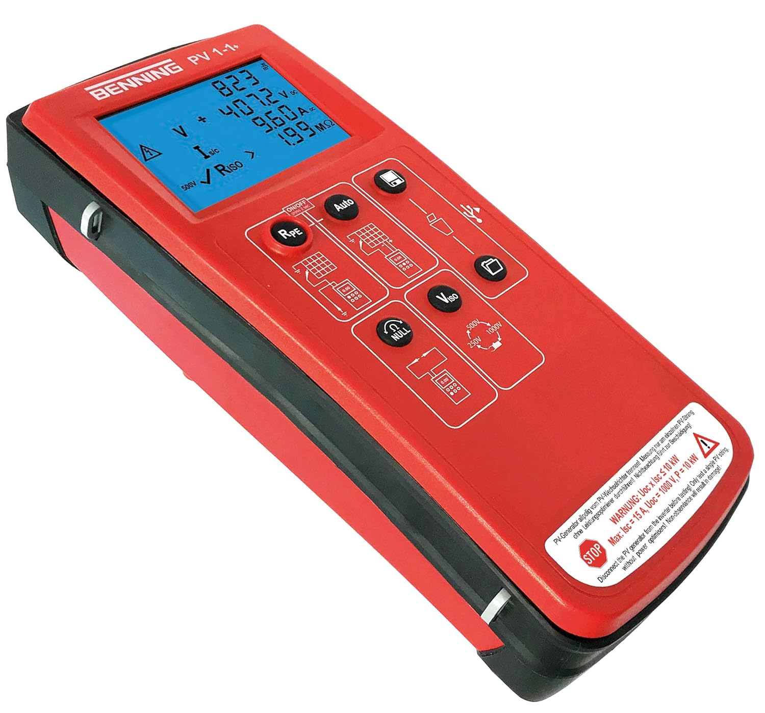 Vinklet view of BENNING Electrical Circuit Tester