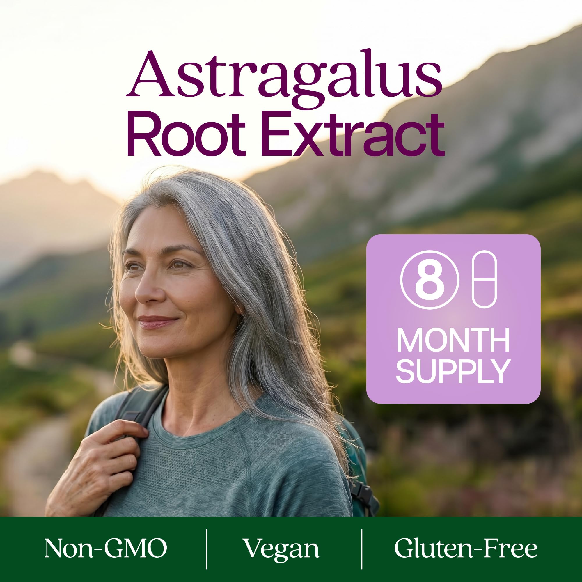 Astragalus Root, 8 Month Supply, Immune Support, 20:1 Astragalus Extract — Amazon image 2
