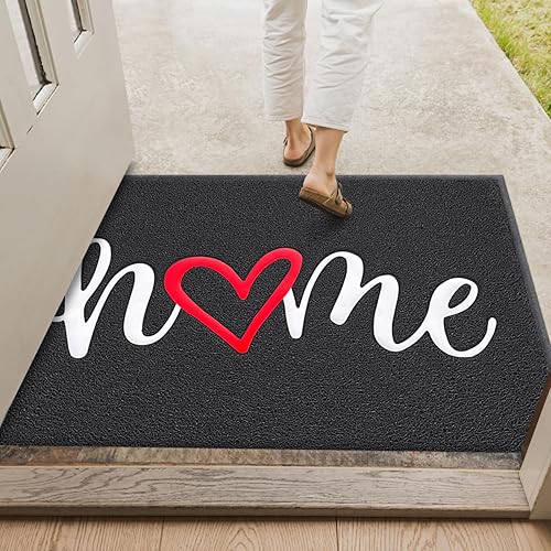 Vista 18 de EARTHALL Divertidos tapetes con texto en inglés "Hello Mats" para exteriores/interiores, 48 x 32 pulgadas, tapete para puerta delantera, entrada al