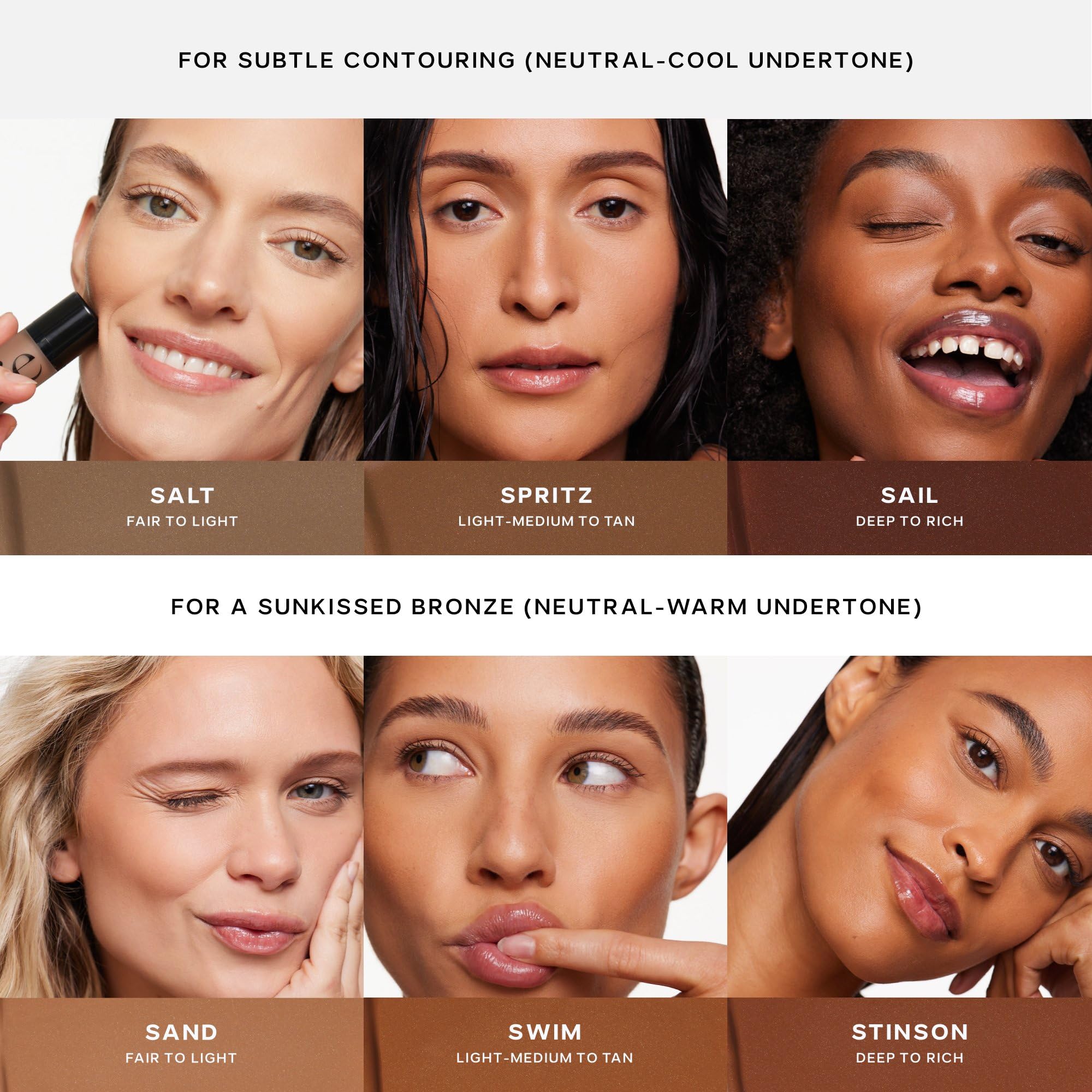 Dew Bronze Soft Focus Liquid Tan + Liquid Contour Arricchito con glicerina vegetale per una miscelazione senza sforzo e una cura profonda della pelle, regali di Natale Dimensioni: