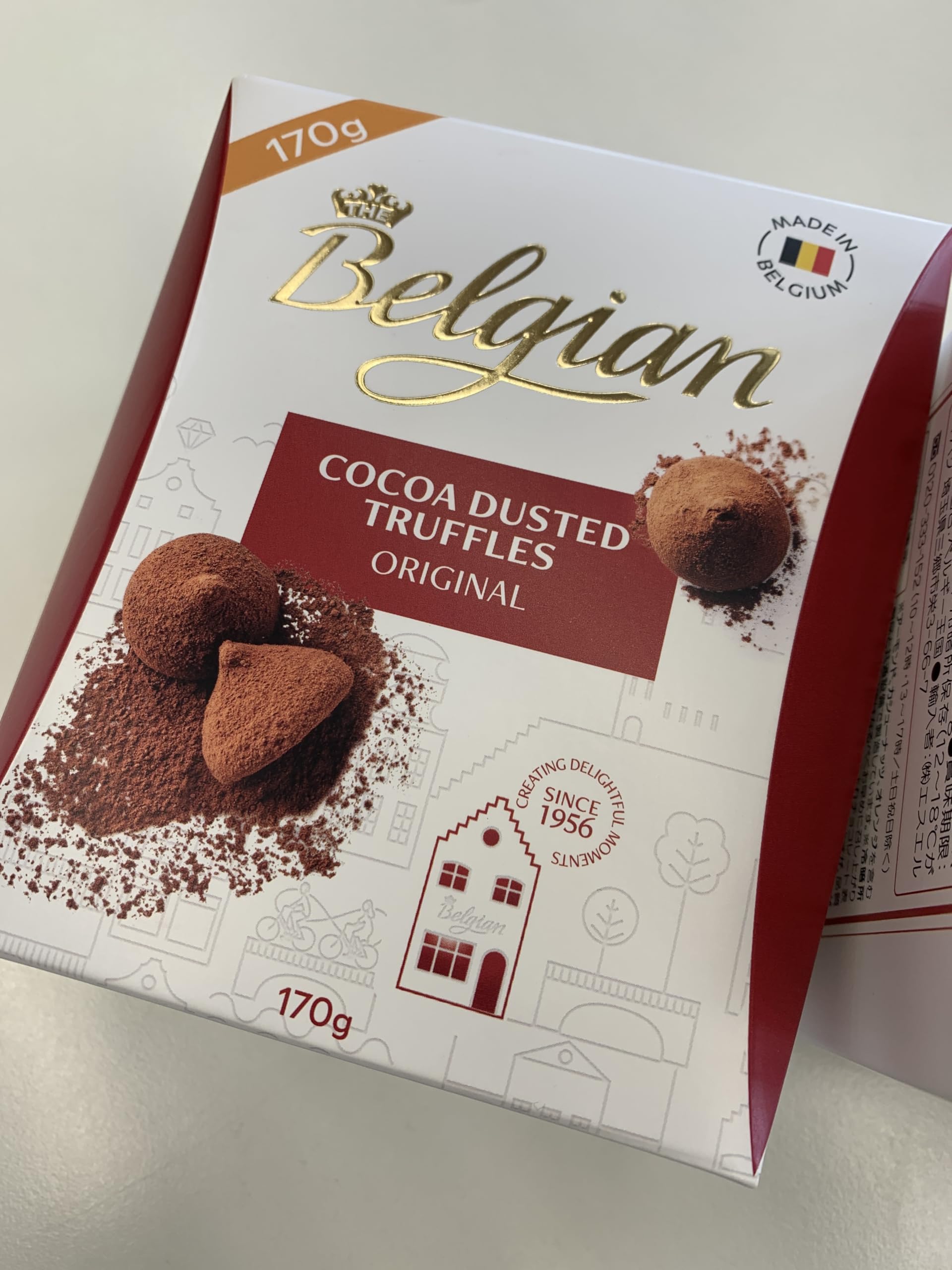 Amazon.co.jp: ベルギー産 トリュフチョコレート 170g オリジナル 2個