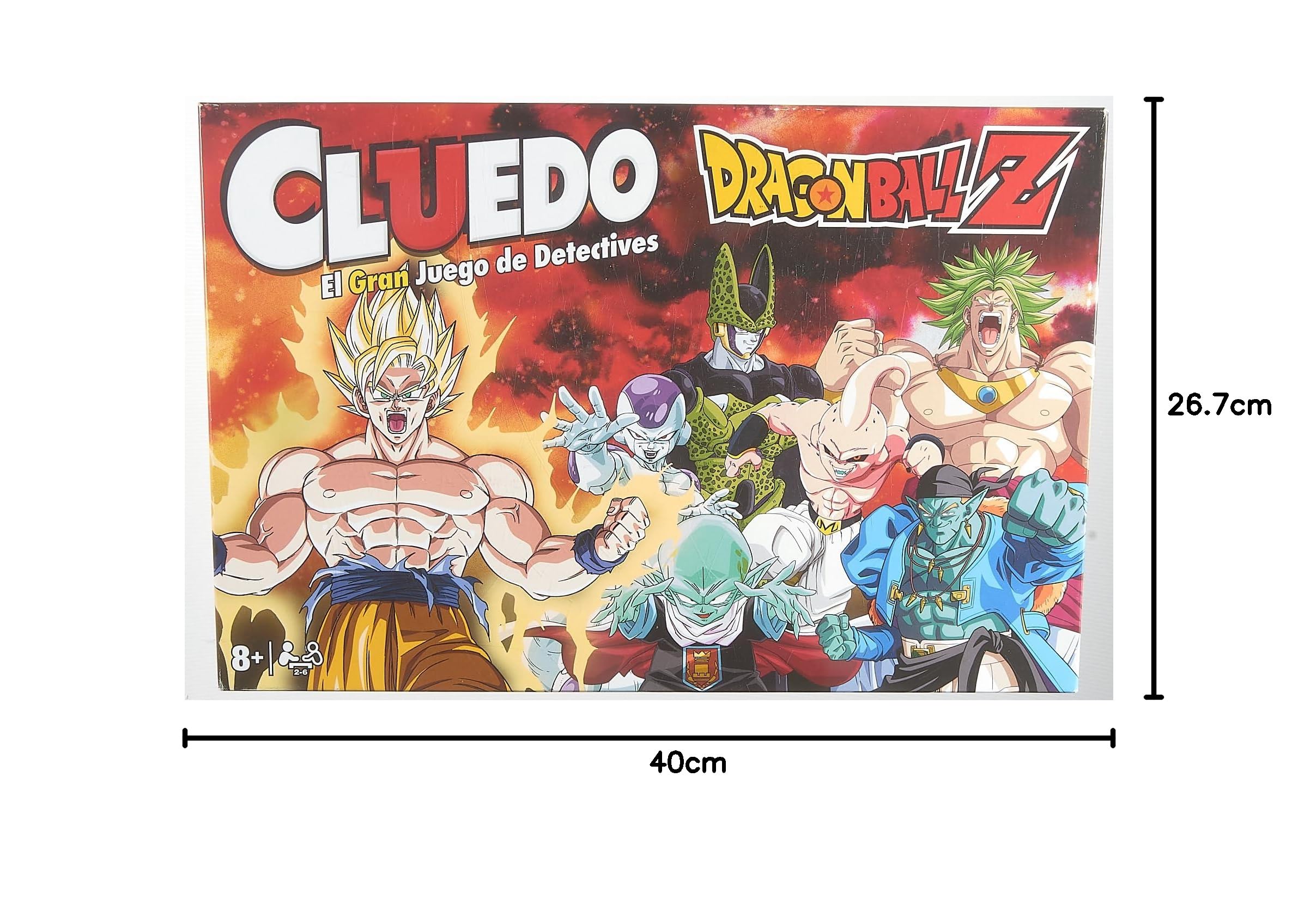 Winning Moves - Cluedo Dragon Ball Z - Jeux de Table mystère pour Toute la Famille WM02056-SPA-6 L Multicolore