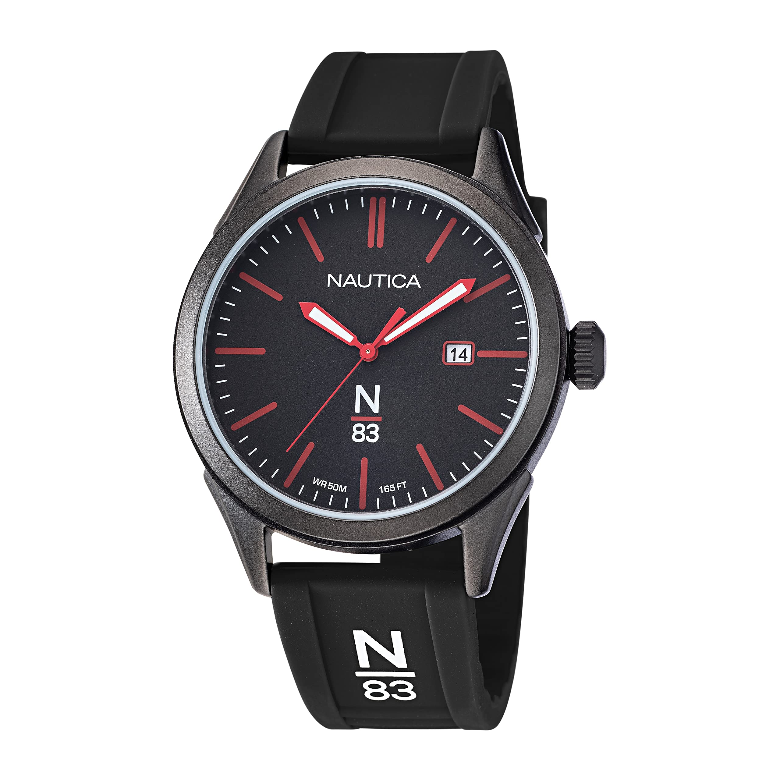 NAUTICA Analog Black Dial Mens Watch-NAPHBF118 (B09BG2YNC4) Amazon Price History, Amazon Price Tracker