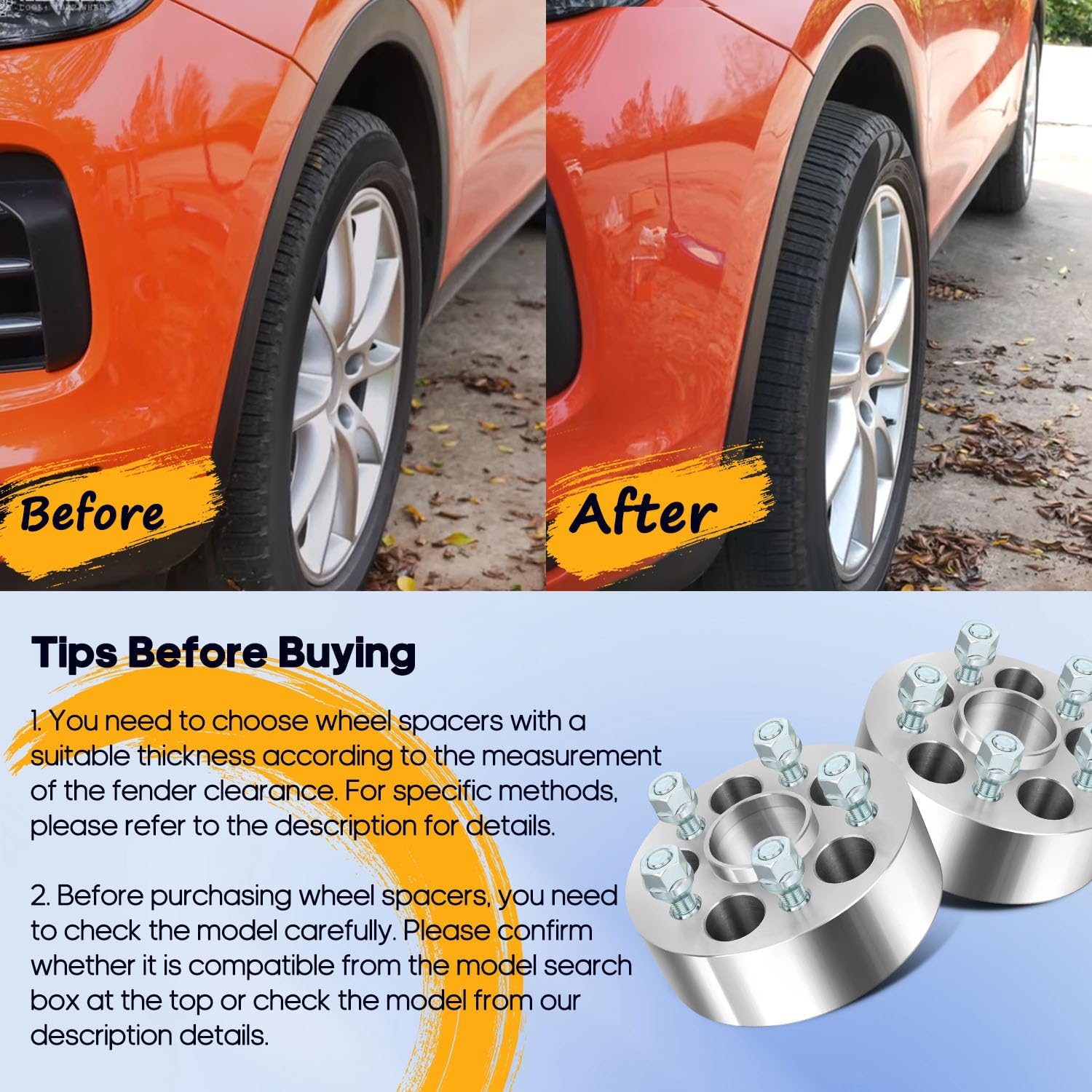 OCPTY 5x100 to 5x100 Wheel Spacers for 86 for 9-2X for Baja for BRZ for Crosstrek for Forester for FR-S 2 inch 12x1.25 Studs 56.1mm Hub Bore Forged Hub Centric Wheel Spacers 5 lug 4PCS