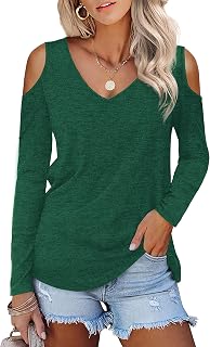 Amoretu Shoulder Women Shirts Classic