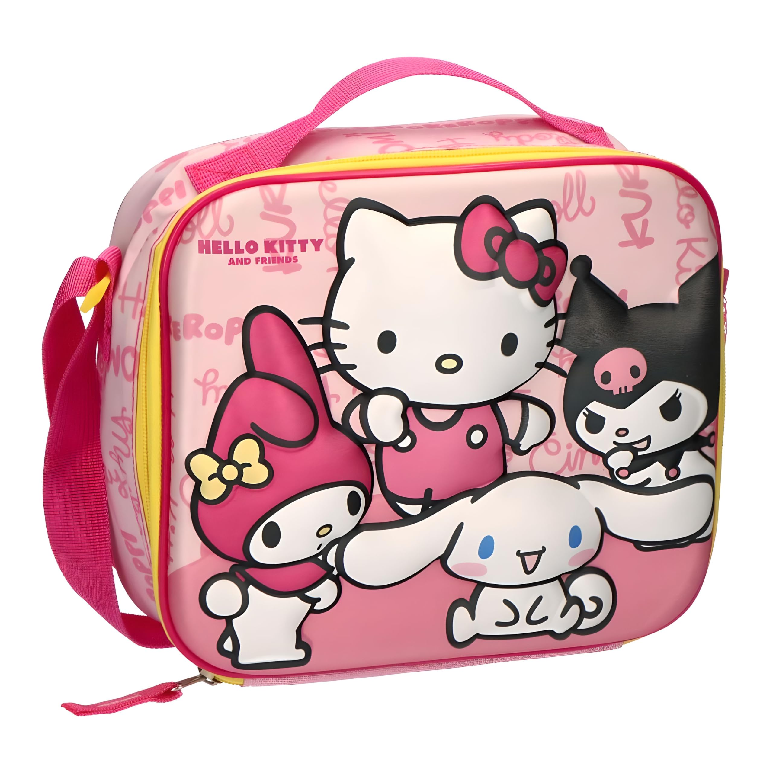 CERDÁ LIFE'S LITTLE MOMENTS Hello Kitty 3D EVA Insulated Lunch Bag for Kids | Reusable Thermal Lunch Box | Portable School Lunch Carrier | Lightweight Lunch Tote for School, Travel & Picnic