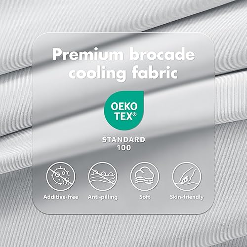 Miniatura 5 de GOHERO Arc-Chill Q-Max - Manta refrescante de verano Queen >0.5 para personas que duermen con calor, manta ligera de doble diseño que absorbe