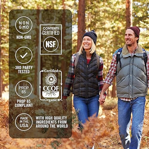 Miniatura 7 de NatureWise Aceite de linaza de 1242 mg, Omega 3 6 9 sin pescado con 720 mg de ALA, suplemento dietético para apoyo a la salud cardíaca, orgánico,