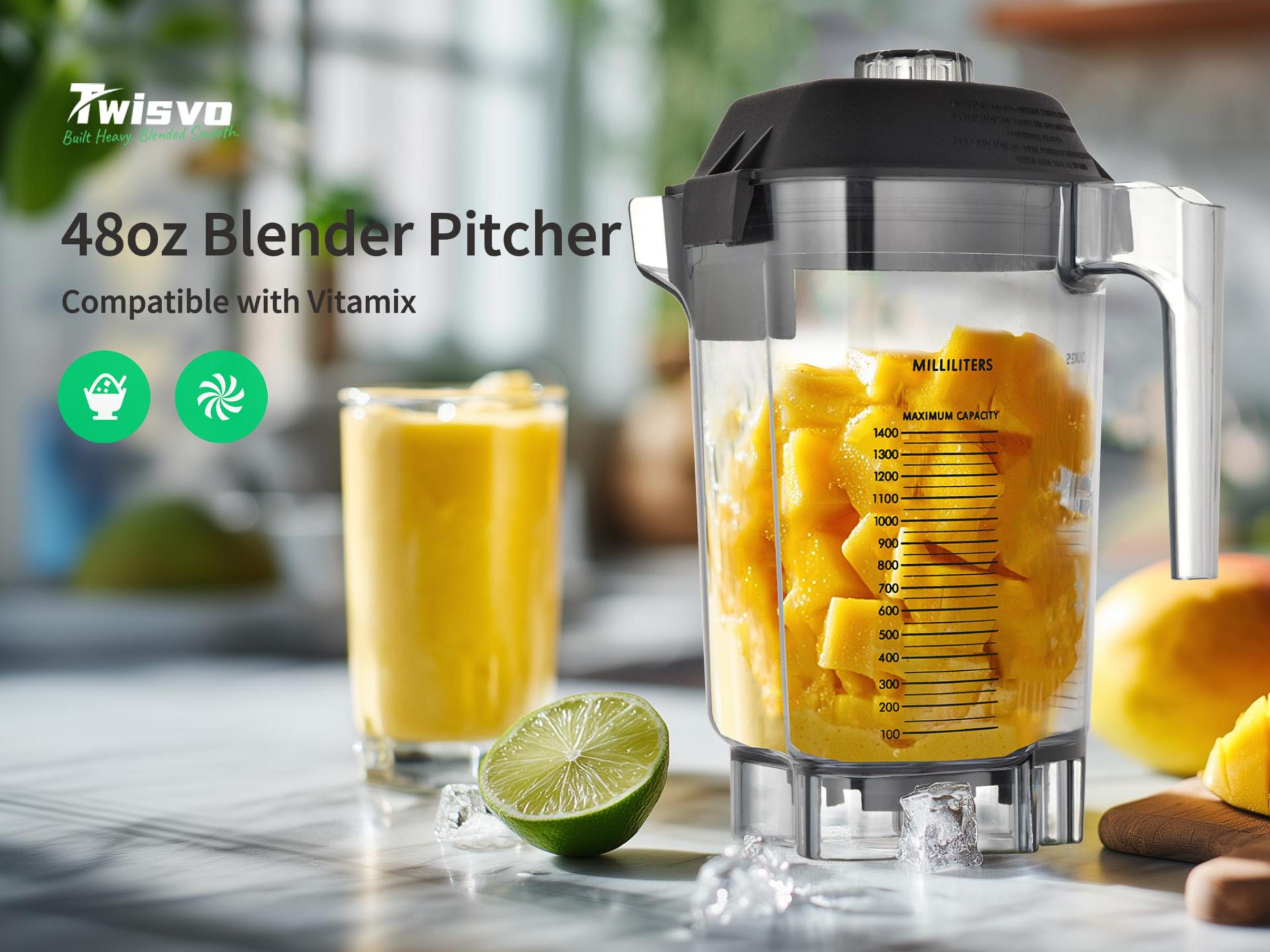 Recipiente de licuadora de 48oz compatible con Advance Series miniatura 7