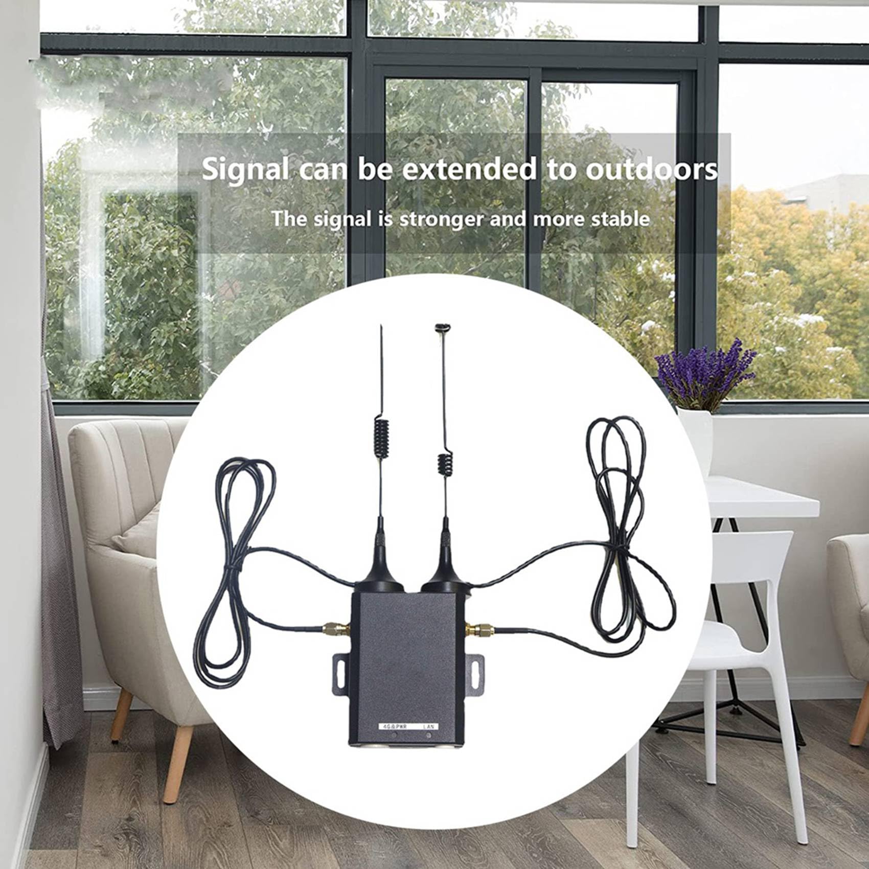 4X H927 Routeur 4G de Qualité Industrielle 150Mbps 4G LTE CAT4 Routeur de Carte SIM avec Prise en Charge D'Antenne Externe 10 Utilisateurs WiFi-EU