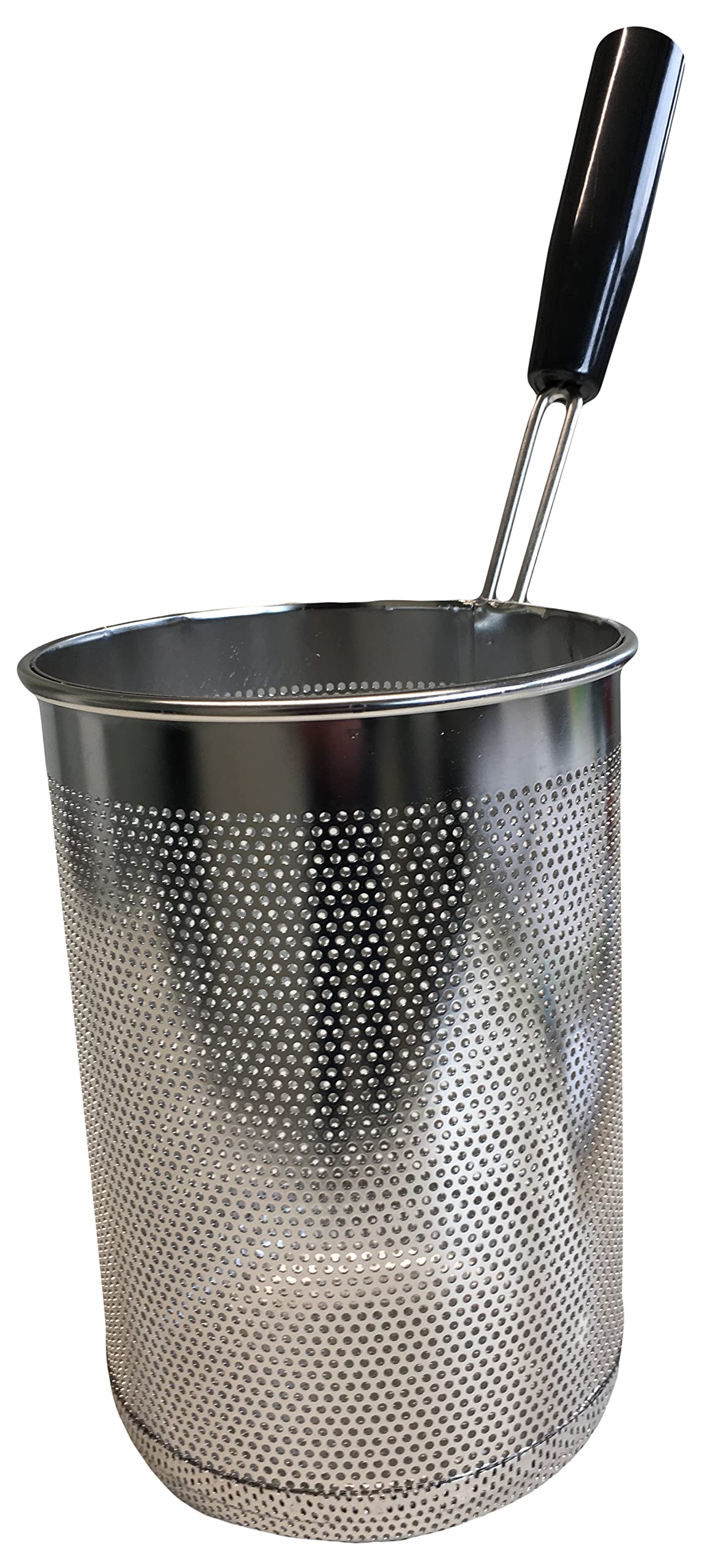 FBR0279 - CESTINO MADE IN ITALY CUOCIPASTA PROFESSIONALE 1/6 ROTONDO DIAM. 153 X ALT. 215 MM IN ACCIAIO INOSSIDABILE AISI 304 CESTELLO CUOCI PASTA INOX GN 1/6