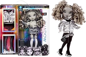 Rainbow High Storm Twins Shadow High - Nicole Steel Grayscale Fashion Doll...