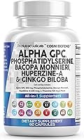 Vista 1 de Clean Nutraceuticals Alpha GPC Colina Fosfatidilserina Bacopa Monnieri Ginkgo Biloba Huperzina A Suplemento con Urdina, Mane de León, Garra de Gato