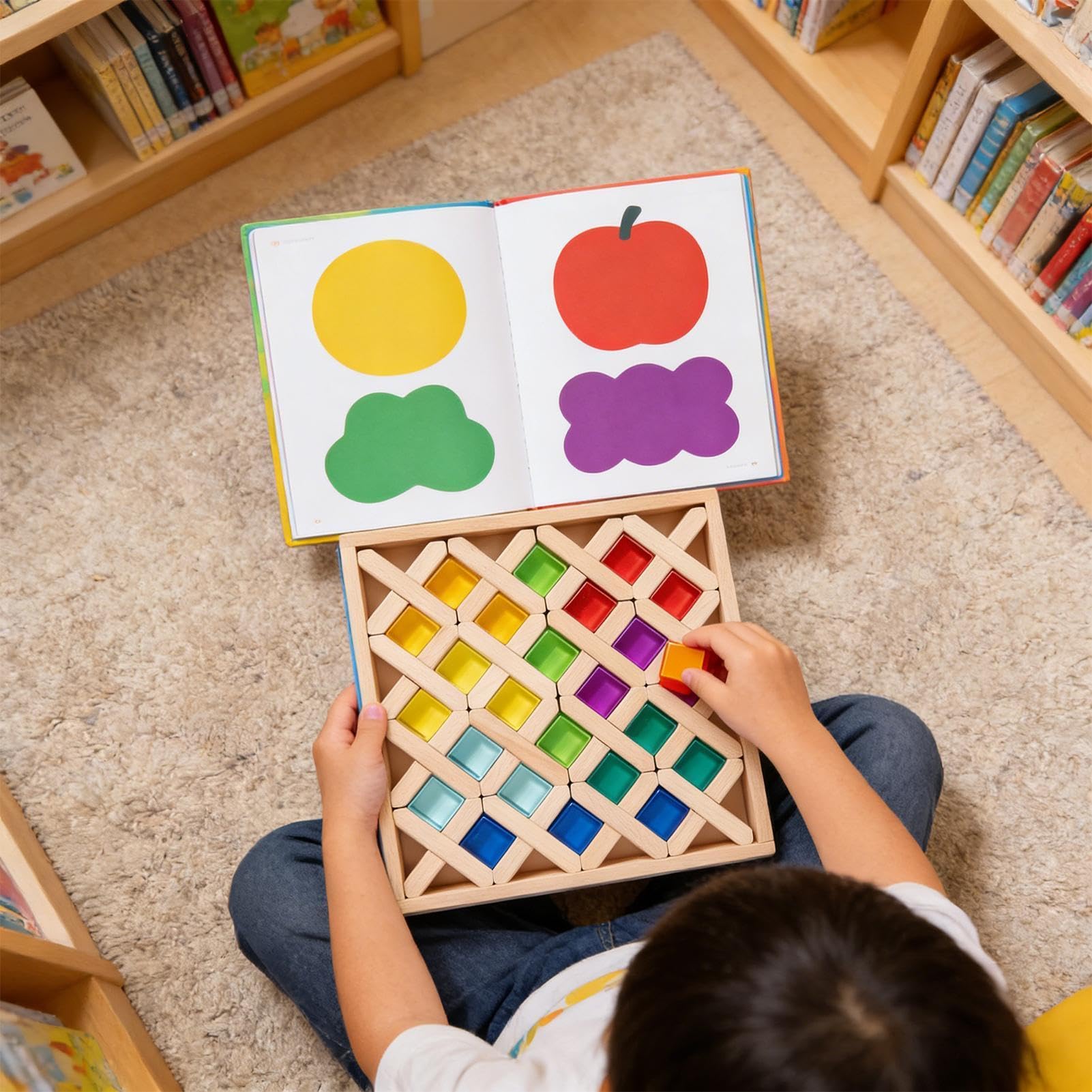 per Bambini Giocattoli di Apprendimento Precoce | Giocattoli Impilabili STEM per Bambini e Bambine, Casa, Viaggio, Festa, Classe, Sala Giochi, Campo Estivo, Compleanno,