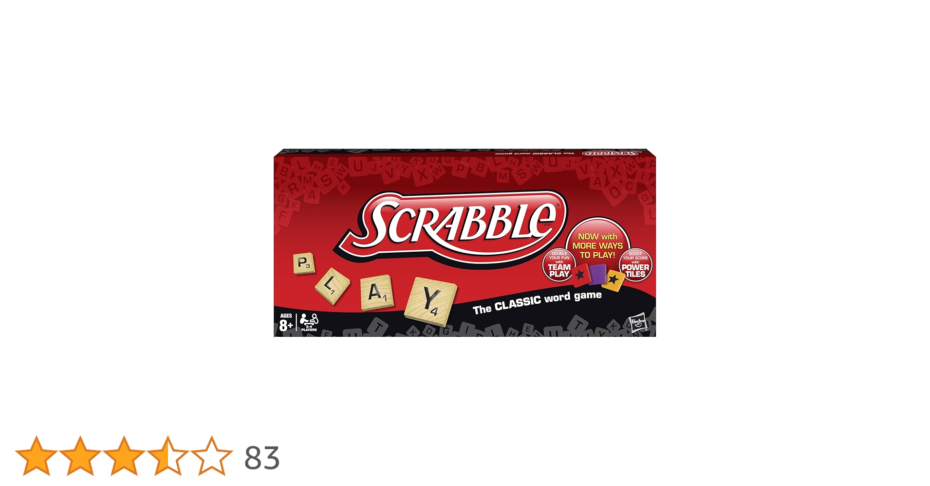その他 Hasbro Scrabble Crossword Game with Power Tiles tf8su2k Amazon.com: Scrabble Board Game h Power Tiles : Toys & Games