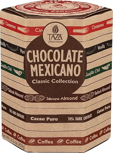 Miniatura 17 de Taza Chocolate Orgánico Mexicano Disco 50% Chocolate Negro, Canela, 2.7 onzas (12 unidades), Vegano