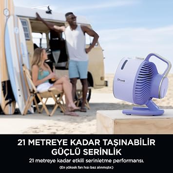 Shark Flexbreeze HydroGo Serinletici Buharlı Fan - Lila