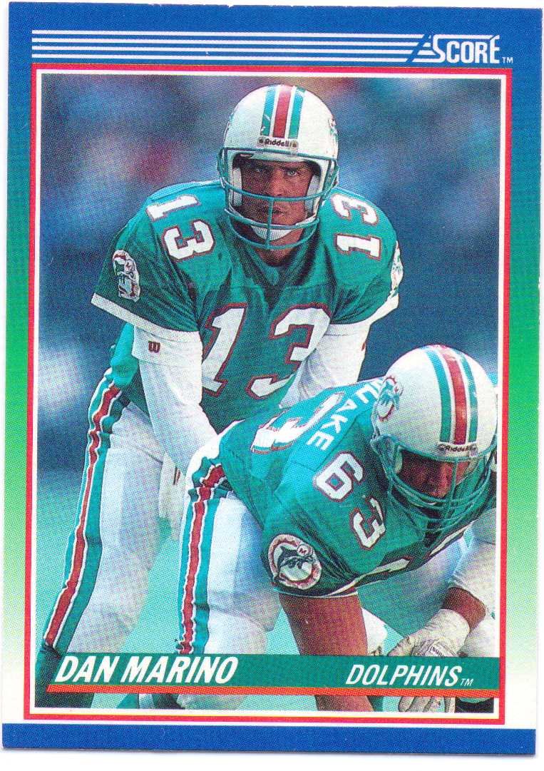 Dan Marino 1990 Score #13 - Miami Dolphins at Amazon's Sports Collectibles  Store