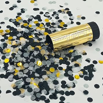 8 PCS Confetti Poppers Cannons for Gender Reveal Wedding Birthday Graduation Baby Shower Anniversary Christmas New Year's Fun Party Supplies Decorations and Favors