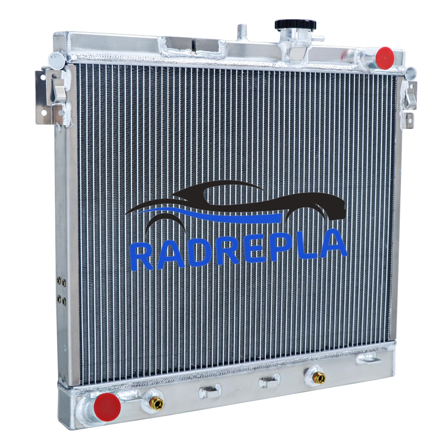 CU2855 3 Row Aluminum Radiator for 2006-2012 Chevy Gmc Colorado Canyon Hummer H3 H3T 3.5L 3.7L 5.3LRadiador Downflow Radiators 2007 2008 2009 2010 2011 06 07 08 09 10 11 12