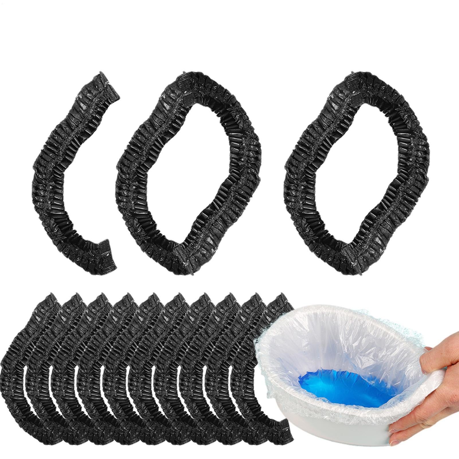 Sacs de toilette imperméables pour bébé - Lot de 100 - Extra larges et épais - Résistant aux odeurs - Rangement hygiénique