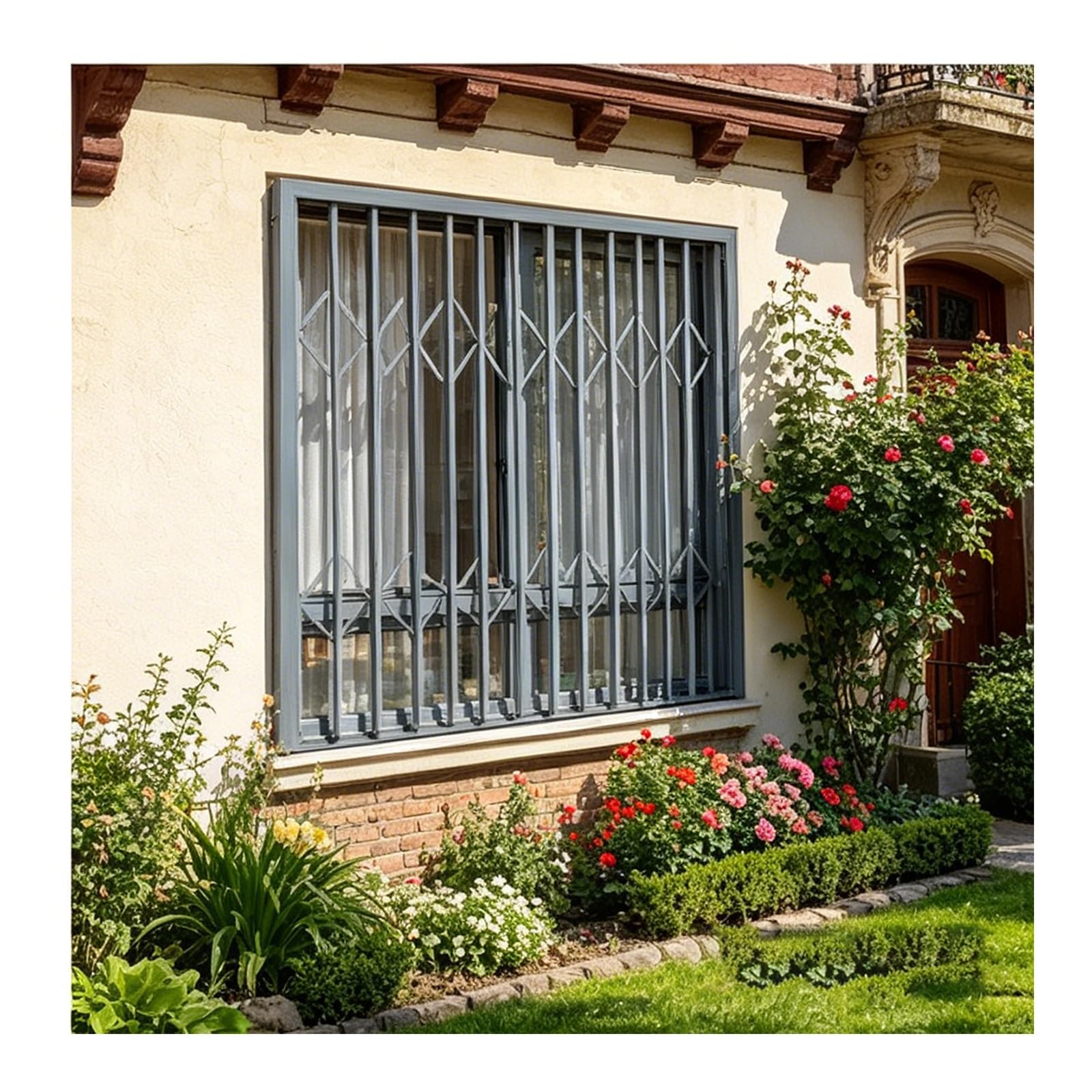 Barres de sécurité en aluminium de qualité supérieure pour fenêtre coulissante extérieure