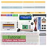 FREENOVE LCD 1602 Starter Kit for Raspberry Pi 5 4 B 3 B+ 400 Zero 2 W, 535-Page Detailed Tutorial, Python C Java Scratch Processing Code, 151 Items, 69 Projects (Raspberry Pi NOT Included)