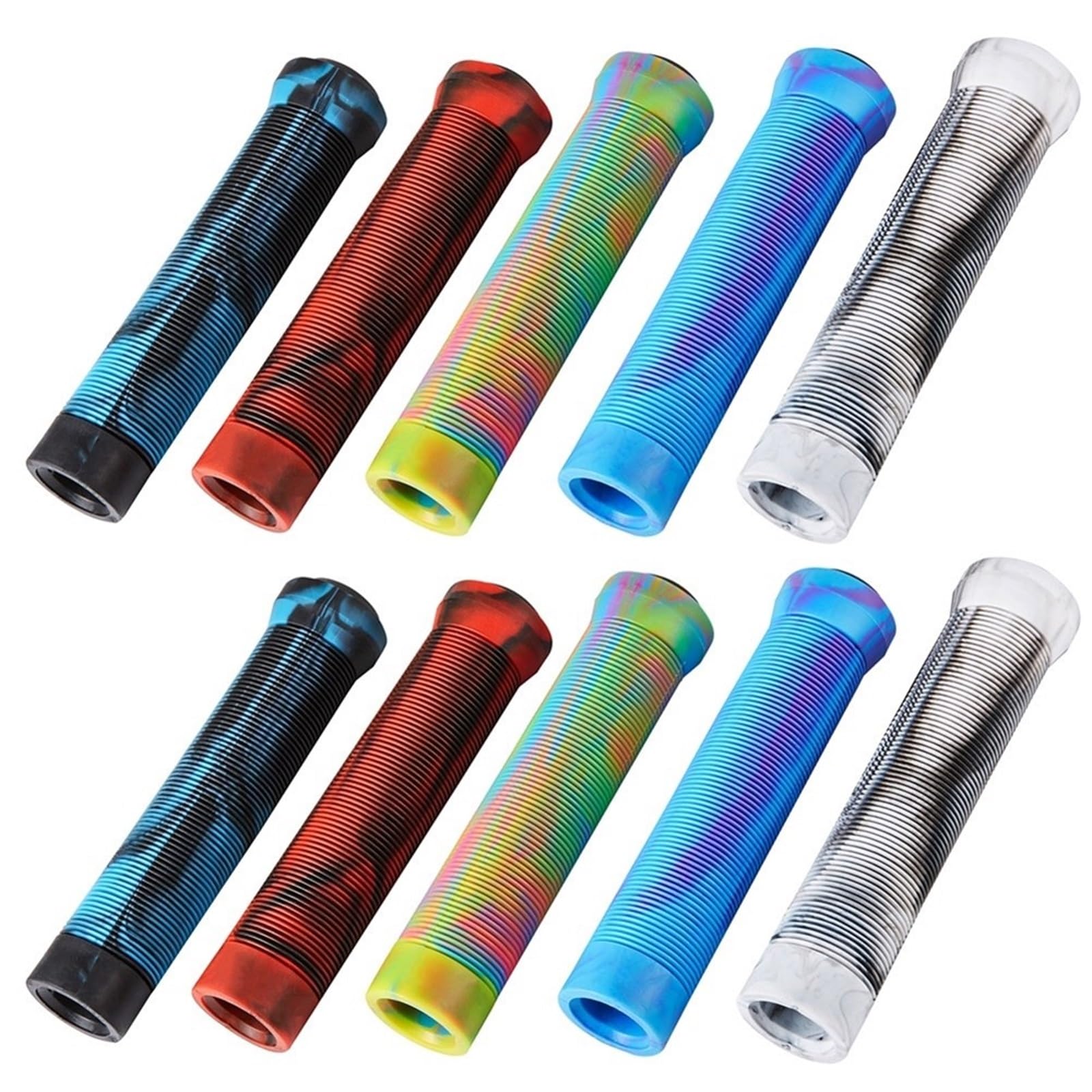Manopole Bici Vintage Stunt Scooter Manopole Bmx Prese Molli Bike Di Manubrio Anti-Slip Grips Bicicletta