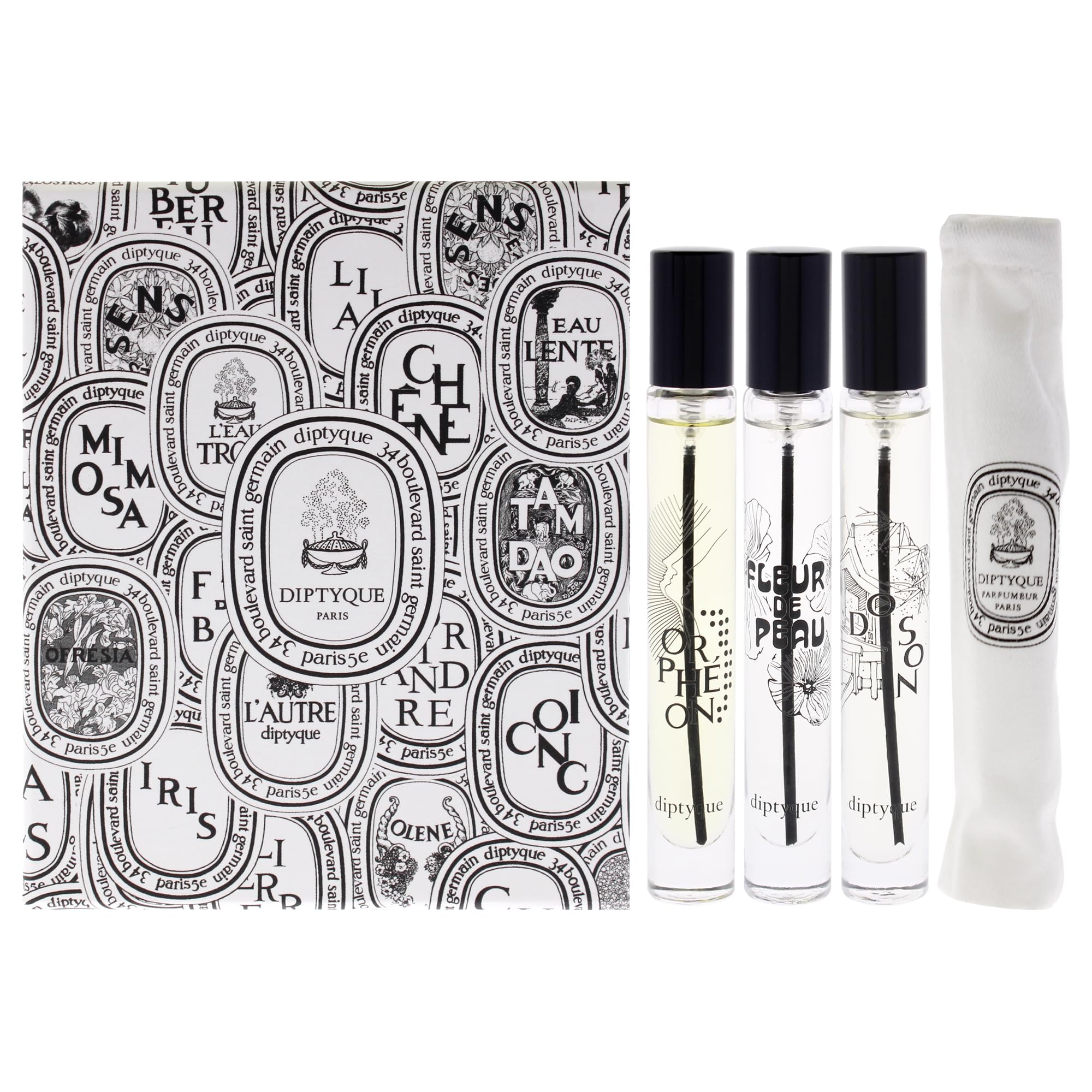 Amazon.com : Diptyque Discovery Mini Set for Unisex - 3 Pc Mini