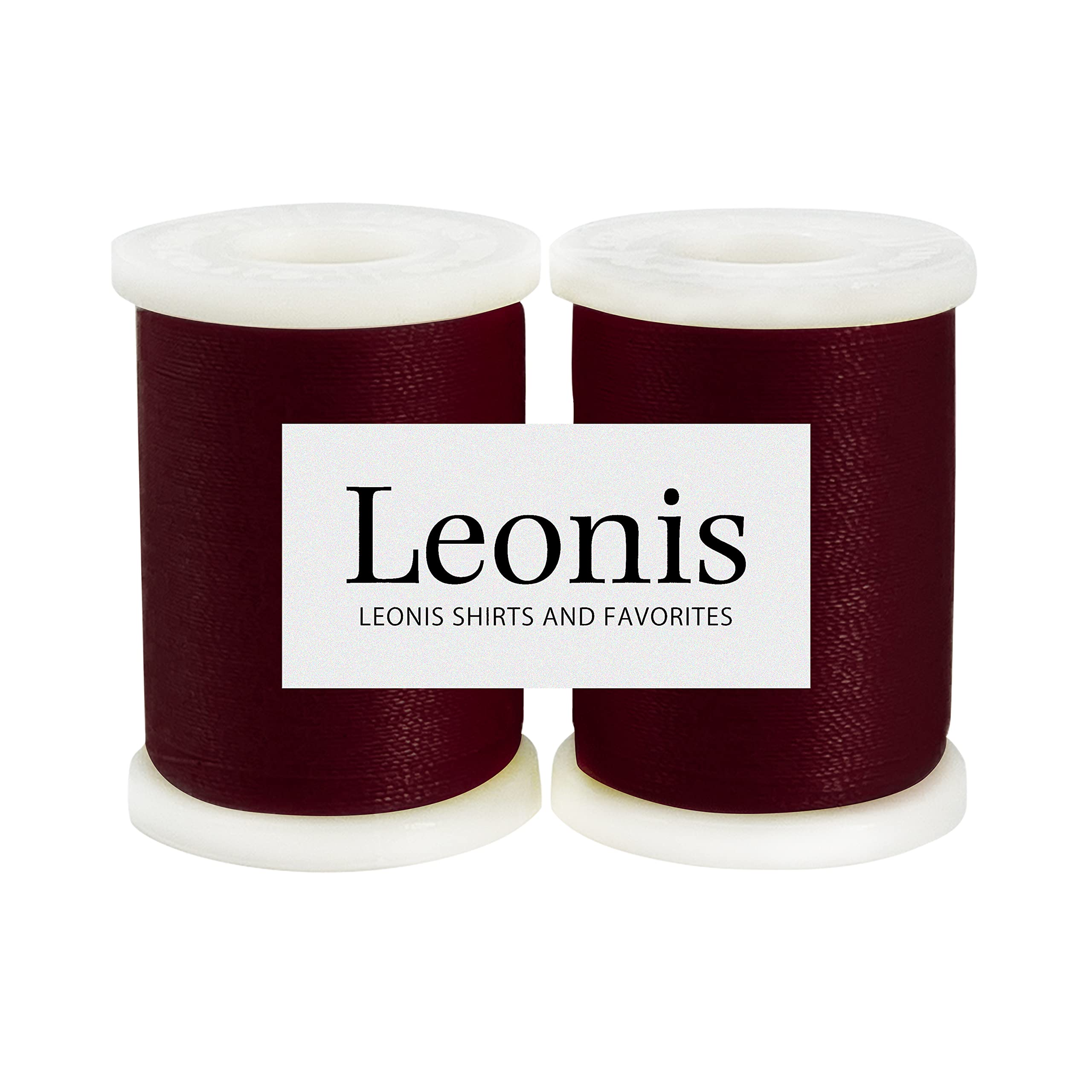 LEONIS Polyester All-Purpose Sewing Threads 110 Yards/100m 2pcs [ 78321 ]