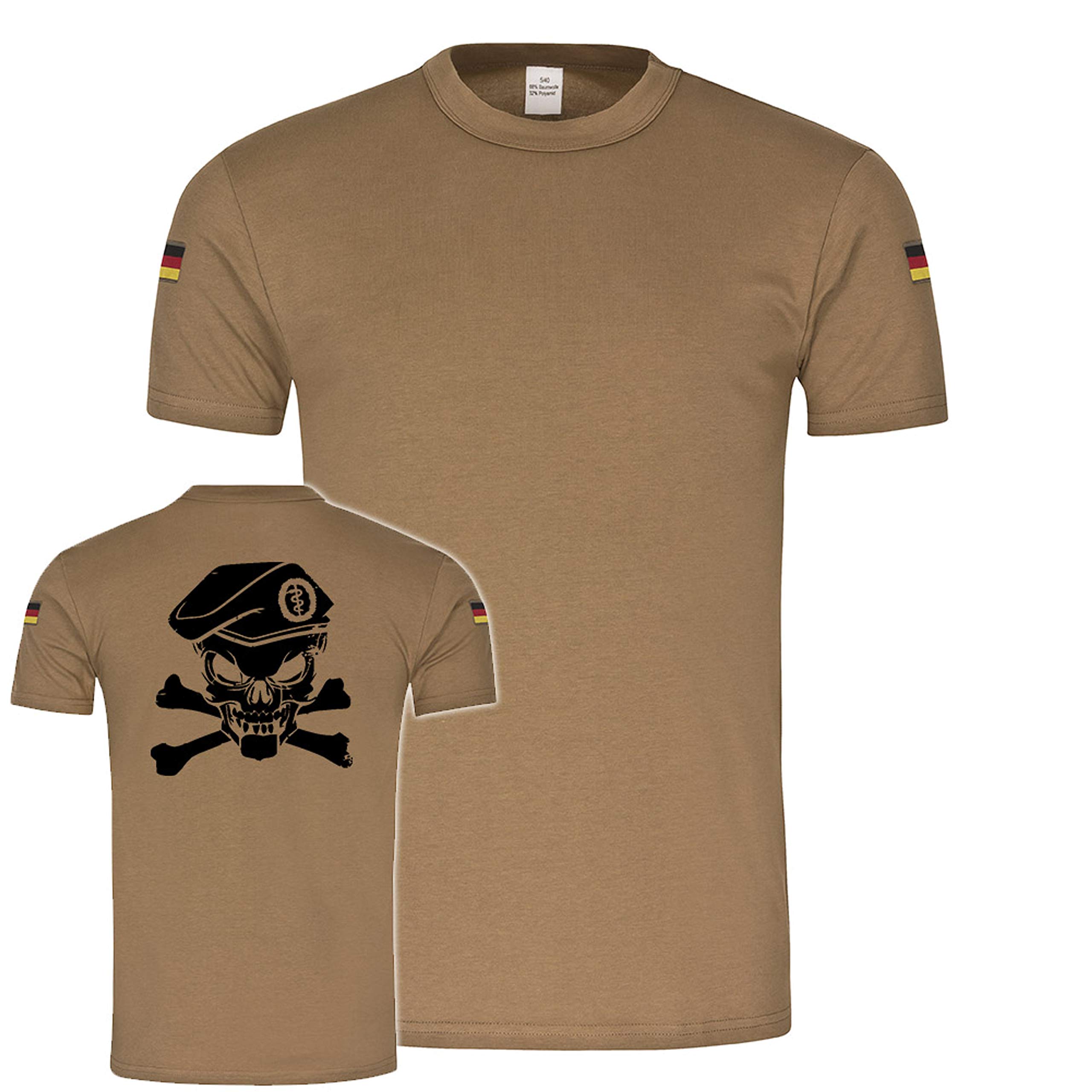 Camiseta de primeros auxilios táctica Sani Skull caqui M para guardias de emergencias sanitarias 3