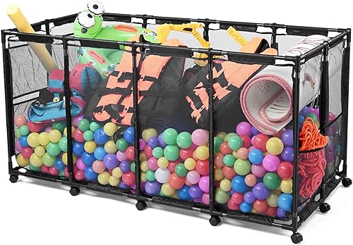 Vista 41 de Yescom Canasta de almacenamiento de flotador de piscina de 280 galones para fideos de balsa de juguete, al aire libre, 65 x 30 x 33 pulgadas, marco