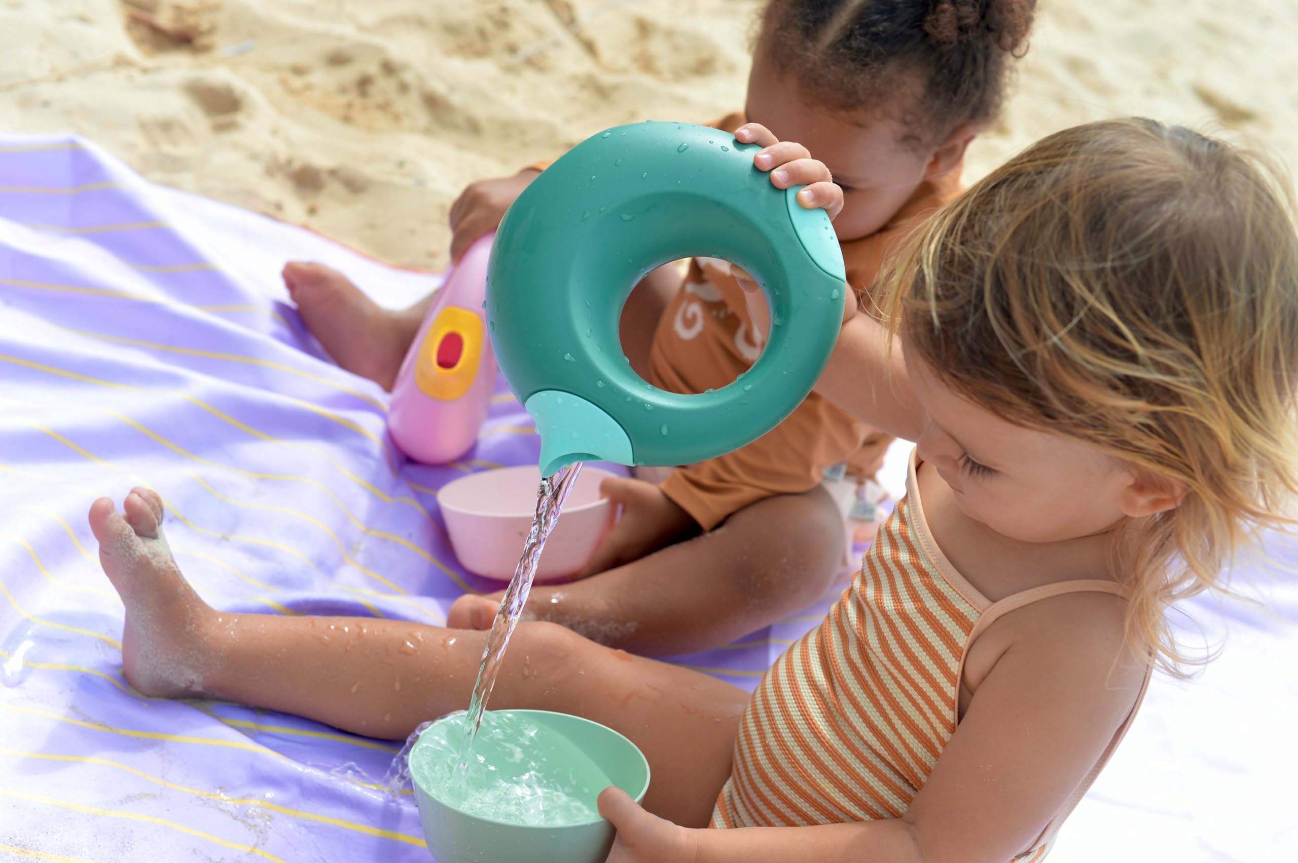 Pack serviette de plage microfibre enfant Swing et Lindy - Multicolore