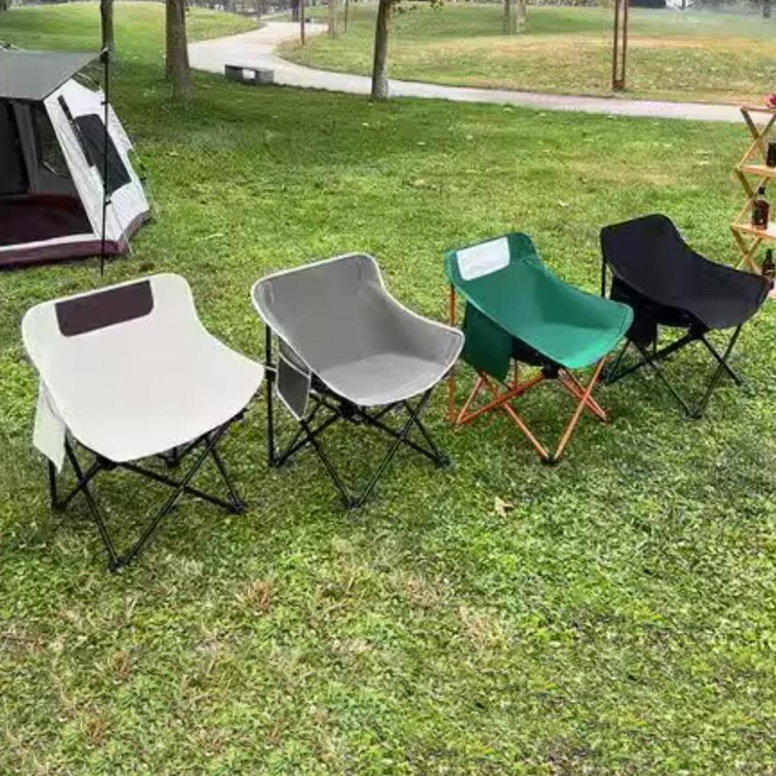CALANDIS™ Folding Chair Replacement Fabric Chairs Cover for Lawn Patio Black | Furniture | & Hiking | Outdoor Sports-image-3