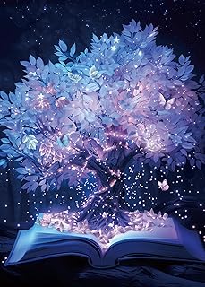 Comprar Tree of Life Puzzle for Adults 1000 Pieces, Hard Plant Book Jigsaw Puzzle, Difficult Fantasy Butterfly Puzzle
